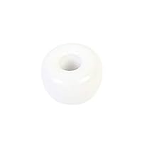 Ktyssp Mini Ceramic Handmad Toothbrush Holder Stand for Bathroom Vanity Counte (White)
