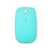 TopCase USB Optical Wireless Mouse for MacBook (pro, air) and All Laptop + TopCase Mouse Pad (Turquoise/Hot Blue)