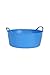 TubTrug SP15BL Shallow Blue Flex Tub, 15 Liter