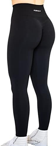 AUROLA Workout Leggings for Women Seamless Scrunch Tights Tummy