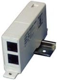 Sixnet Ethernet lightning and surge protector; dual ports; for 10/100 links. Model SP-ETH-2