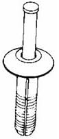 CRANE COMPOSITES RIV50AL 50PK 3/4" ALM NYL Rivet