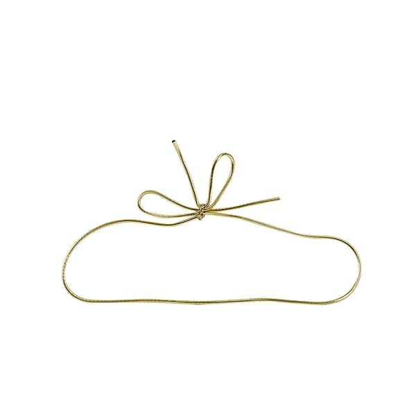 Home Decor Trimmings - Stretch Loops of Round Metallic Elastic, Gold, 12 Inch,…