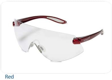 HWW Outback Safety Eyewear Clear Lens Red Frame