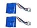 UDI 2 Pieces Replacement battery for UDI RC UDI001 Venom Speed Boat 3.7V 600mAh Li-ion