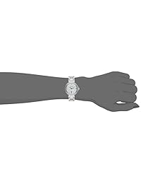 Bulova Mujer 96p149 Galería de diamantes reloj de visualización color blanco de cuarzo japonés analógico