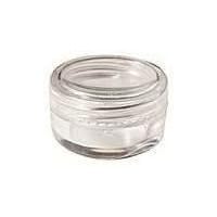 Eforcase 25/50/100 Pcs Clear Empty Plastic Cosmetic Containers 5 Gram Size Pot Jars Eyshadow Container Lot (25 Pcs) by Beauticom
