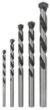 5 Piece Masonry Drill Bit Set
