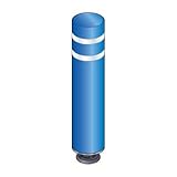 48 in. Blue Gorilla Post Magnetic Bollard with 2