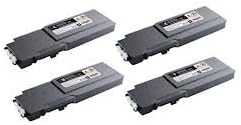 Dell Compatible C3760/3765 Toner Cartridge Combo Pack (BK/C/M/Y) (BCMYC3760)
