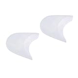 PIXNOR Silicone Gel High Heel Shoes Toe Pads Toe Protector for Ballet Dancer (White)