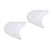PIXNOR Silicone Gel High Heel Shoes Toe Pads Toe Protector for Ballet Dancer (White)