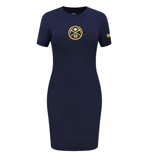 Pro Standard Womens NBA Denver Nuggets Classic Chenille Body Con Dress