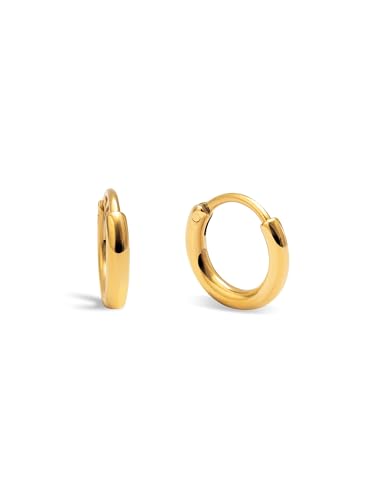 - Orecchini Maria M. Acciaio avec Placcatura in oro 18 kt. Gioielli da donna.