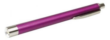 Profi Pupillenleuchte aus Aluminium LILA Diagnostikleuchte