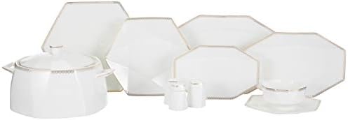 schafer dantella altin yemek takimi 60 parca 12 kisilik amazon com tr