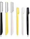 Eyebrow Razor 6 Pack, Precision Facial Hair Trimmer for Women, Eyebrow Shaper Facial Razor for Men by ETEREAUTY