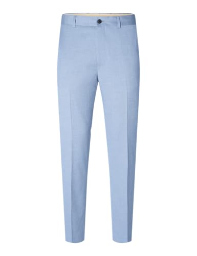SELETED HOMME Slhslim-Cedric Structure TRS Noos Pantalones de Traje, Azul Claro, 50 para Hombre