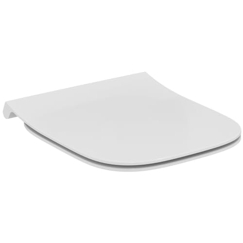Ideal Standard i.Life S Toilet seat, Slim, Square Shape – White (Alpine)