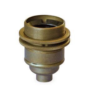 Lamps and Lights lampholder ES Half inch Entry - Shade Rings - Antique