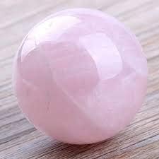 Spiritual Elementz Reiki Healing Rose Quartz Crystals Gemstone Sphere Ball (40-50mm).