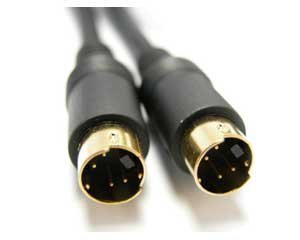Consoletronic SVHS (S-video) Plug to Plug Video Cable - Gold - 1.5m