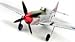 ParkZone U2480 Ultra-Micro P-51D Mustang BNF Airplane