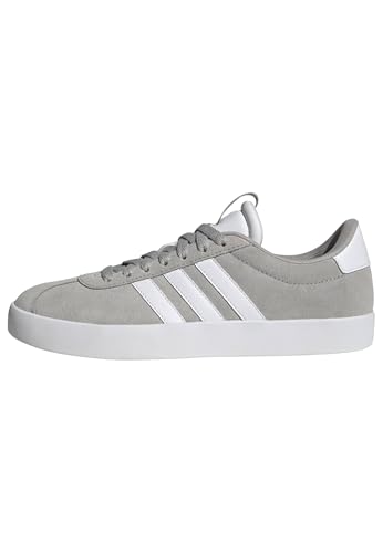 Mujer Vl Court 3.0 Shoes, Grey Two / Cloud White / Silver Metallic, 44 EU