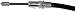 Dorman C95503 Front Parking Brake Cable Compatible with Select Cadillac / Chevrolet / GMC Models