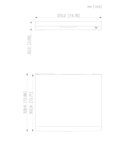 EmpireTech NVR 5-EI Series Smart H.265+ AI 8 Channels 1U 8PoE 2HDD Network Video Recorder,Face Recognition and SMD Plus,Max. 384 Mbps Incoming/Recording/Outgoing Bandwidth, NVR8CH-8P-2AI