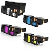 Compatible Toner Cartridges for Xerox Phaser 6000, 6010, Workcentre 6015 - 5pk (2BK + CMY)