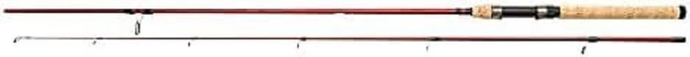 Berkley Cherrywood Spinning Rod, Lightweight with Cork Handle - Saltwater and Freshwater Spin Fishing Rod, Spinning Rods, Predator Fishing, Unisex, Red, 2m | 5-15g