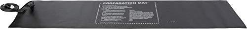 Hydrofarm Propagation Heat Mat, 60 W, 12 x 48 Inch, Daisy Chainable,19007, 12" x 48", Black