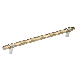 Amerock | Cabinet Pull | Golden Champagne/Polished