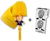 Donald Trump Toilet Brush Toilet Paper Bundle Funny Political Gag Novelty Item (Holder Included)