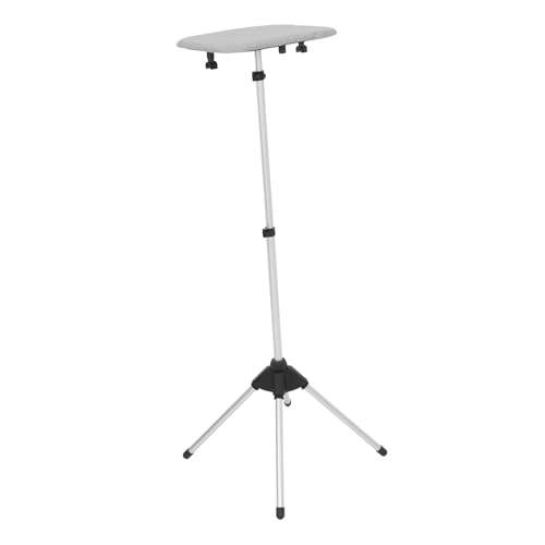 EXQUIMEUBLE Folding Adjustable Clothes Steamer Rack Ironing Board Collapsible Standing Hanger for Garment Steamer Portable Fabric Steaming Rack for Home and Travel