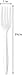 PlastX Cutlery 400 Count Disposable Plastic White Forks, Great For Every Day, Home, Office, Party, or Resturants,