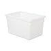 Rubbermaid Commercial Products Food Storage Box/Tote for Restaurant/Kitchen/Cafeteria, 21.5 Gallon, White