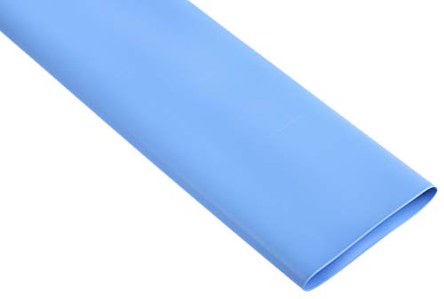 RS PRO Tubo termoretraibile in poliolefina blu, Ø 38,1 mm, tasso di restringimento 2:1, lunghezza 1,2 m, confezione da 5 pezzi