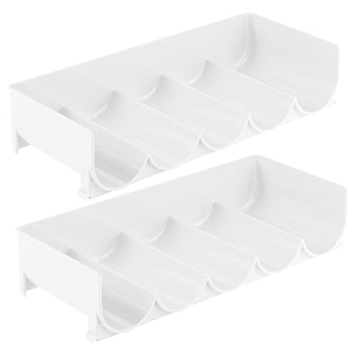 mDesign Modern Plastic Stackable Standing Water Bottles, Soda, Wine ...