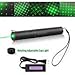 Tactical Green Hunting Rifle Scope Sight Laser Pen, Demo Remote Pen Pointer, Outdoor Travel Flashlight, LED Interactive Baton Funny Laser Toy Pointer, Press Switch with Lock