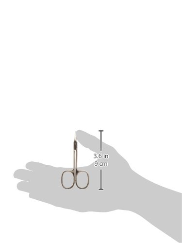 Titania Germany Solingen Tower Point Cuticle Scissors - Professional Grade Curved Cuticle Trimmer - For Cutting Dry Skin & Callus For Fingernail & Toenail Grooming