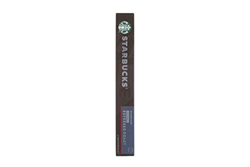 Starbucks Espresso, Röstkaffee, Nespresso kompatibel, Kaffeekapseln, 10 Kapseln (Intensity 11 - Decaf Espresso Roast)