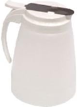 Traex 48 Oz. White Syrup Server