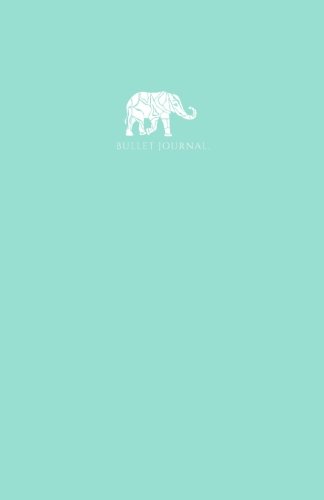 Bullet Journal: A5 Dot Grid Notebook, Elephant, Sage