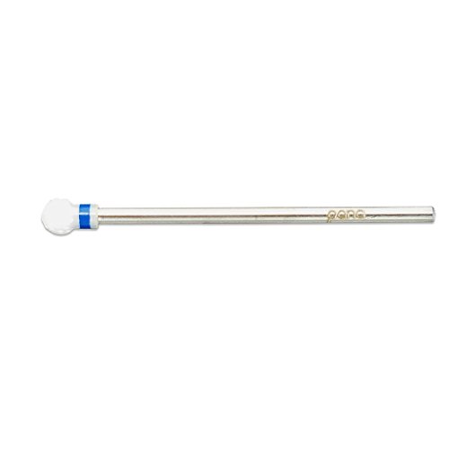 Pana 3/32" Professional Quality White Ceramic Ball Shaped Carbide Nail Drill Bit Medium Grit