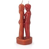 Face to Face Lovers Candle for Love Couples Marriage Attraction Spell-Casting Witchcraft Wishing Manifestation Spiritual Healing Magical Positive Energy Protection Blessing Ritual Wish Candles, Red