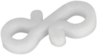 electrosmart 50 x Gutter Hooks - Ideal for Hanging Christmas/Birthday/Anniversary Party Lights on House Garage Guttering etc