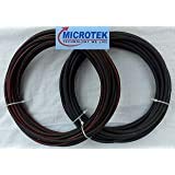Microtek Solar DC Cable XLPO TUV Protected 6 sq.mm 10 Meter (10m Red, 10m Black)