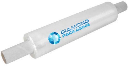 Diamond Packaging 1 x Quality Extended CORE Clear Pallet Stretch WRAP Strong Shrink Film | Size - 400mm X 300m | Ideal for WRAP | Free Fast DELIVERY